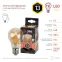 Лампа светодиодная F-LED A60-13W-827-E27 gold (филамент, груша золот., 13Вт, тепл, Е27) | Б0044091 | ЭРА