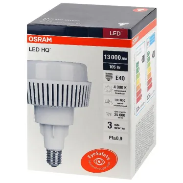Лампа светодиодная промышленная LED HQ Special 13000Лм 105W/840 230V AC E40 4X1 | 4058075576698 | OSRAM