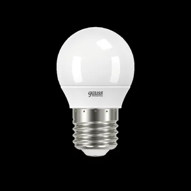 Лампа светодиодная Elementary Шар 6W 3000K E27 (3 лампы в упаковке) LED 1/40 | 53216T | Gauss