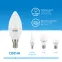 Лампа светодиодная Elementary Свеча 10W 750lm 6500K Е14 LED 1/10/100 | 33130 | Gauss
