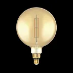 Лампа светодиодная LED Vintage Filament Straight G200 6W E27 200*283mm Amber 890lm 2700K 1/6 | 154802118 | Gauss