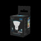 Лампа светодиодная MR16 5W 530lm 6500K GU10 LED 1/10/100 | 101506305 | Gauss