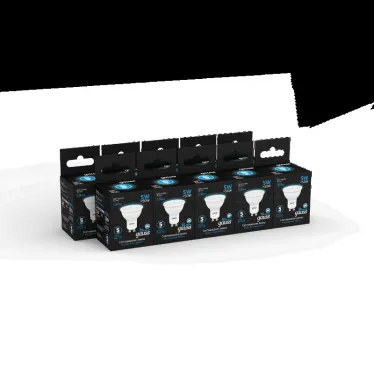 Лампа светодиодная MR16 5W 530lm 6500K GU10 LED 1/10/100 | 101506305 | Gauss