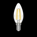 Лампа светодиодная Basic Filament Свеча 4,5W 400lm 2700К Е14 LED 1/10/50 | 1031115 | Gauss