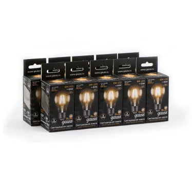Лампа светодиодная LED 6Вт E27 220В 2700К A60 | 102802106 | Gauss