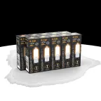 Лампа светодиодная LED G9 AC220-240V 4.5W 380lm 3000K Glass | 107809104 | Gauss