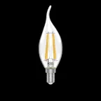 Лампа светодиодная Basic Filament Свеча на ветру 4,5W 400lm 2700К Е14 LED 1/10/50 | 1041115 | Gauss