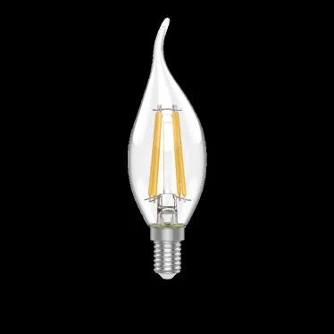 Лампа светодиодная Basic Filament Свеча на ветру 4,5W 400lm 2700К Е14 LED 1/10/50 | 1041115 | Gauss
