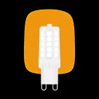 Лампа светодиодная G9 AC185-265V 3,5W 460lm 3000K керамика LED 1/10/200 | 107009105 | Gauss