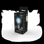 Лампа светодиодная Filament А60 12W 1250lm 4100К Е27 LED 1/10/40 | 102902212 | Gauss