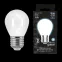Лампа светодиодная Filament Шар 9W 610lm 4100К Е27 milky LED 1/10/50 | 105202209 | Gauss