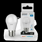Лампа светодиодная Elementary Шар 12W 950lm 6500K Е27 LED 1/10/100 | 53232 | Gauss