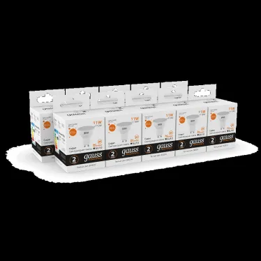 Лампа светодиодная Elementary MR16 11W 850lm 3000K GU10 LED 1/10/100 | 13611 | Gauss