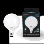 Лампа светодиодная G125 22W 1840lm 6500K E27 LED 1/10 | 105102322 | Gauss