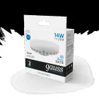 Лампа светодиодная Elementary GX70 14W 1300lm 6500K LED 1/10/50 | 83834 | Gauss