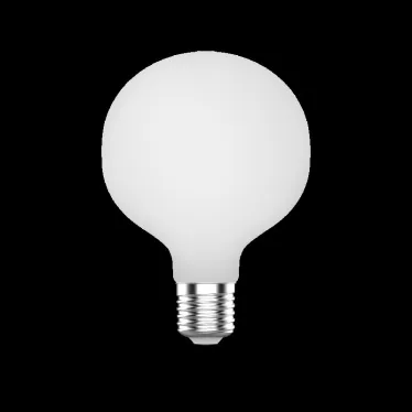 Лампа светодиодная Filament G95 10W 1070lm 3000К Е27 milky диммируемая LED 1/20 | 189202110-D | Gauss