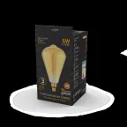Лампа светодиодная LED Vintage Filament Straight ST164 6W E27 164*297mm Amber 890lm 2700K 1/6 | 157802118 | Gauss