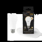 Лампа светодиодная A60 12W 1140lm 3000K Е27 шаг. диммирование LED 1/10/50 | 102502112-S | Gauss