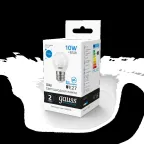 Лампа светодиодная Elementary Шар 10W 750lm 6500K Е27 LED 1/10/100 | 53230 | Gauss