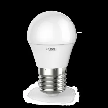 Лампа светодиодная Elementary Шар 10W 750lm 6500K Е27 LED 1/10/100 | 53230 | Gauss