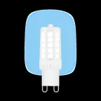 Лампа светодиодная G9 AC185-265V 3,5W 460lm 4100K керамика LED 1/10/200 | 107009205 | Gauss