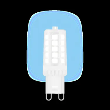 Лампа светодиодная G9 AC185-265V 3,5W 460lm 4100K керамика LED 1/10/200 | 107009205 | Gauss