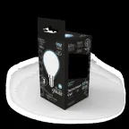 Лампа светодиодная Filament Шар 9W 610lm 4100К Е14 milky LED 1/10/50 | 105201209 | Gauss