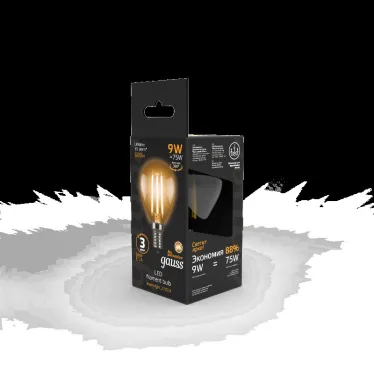 Лампа светодиодная LED Filament Шар E14 9W 680lm 2700K | 105801109 | Gauss