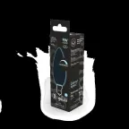 Лампа светодиодная Filament Свеча 9W 610lm 4100К Е14 milky диммируемая LED 1/10/50 | 103201209-D | Gauss