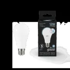 Лампа светодиодная A60 12W 1140lm 4100K Е27 шаг. диммирование LED 1/10/50 | 102502212-S | Gauss