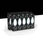 Лампа светодиодная Filament Свеча 9W 610lm 4100К Е14 milky LED 1/10/50 | 103201209 | Gauss