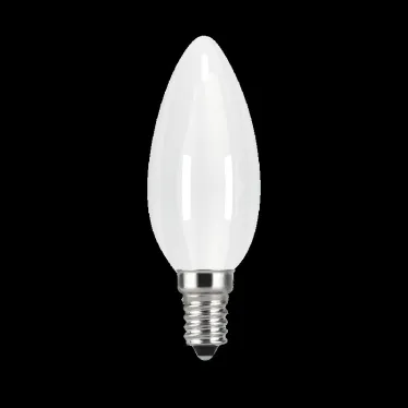 Лампа светодиодная Filament Свеча 9W 610lm 4100К Е14 milky LED 1/10/50 | 103201209 | Gauss