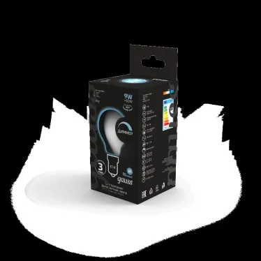 Лампа светодиодная Filament Шар 9W 610lm 4100К Е14 milky диммируемая LED 1/10/50 | 105201209-D | Gauss