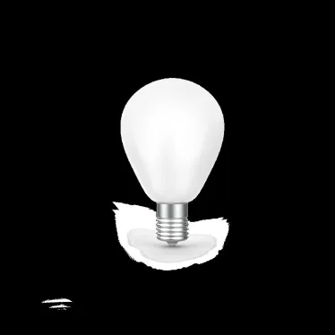 Лампа светодиодная Filament Шар 9W 610lm 4100К Е14 milky диммируемая LED 1/10/50 | 105201209-D | Gauss