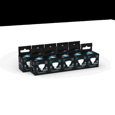 Лампа светодиодная MR16 7W 630lm 6500K GU5.3 LED 1/10/100 | 101505307 | Gauss