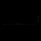Лампа светодиодная Elementary T8 20W 1600lm 6500K G13 1200mm стекло поворотная LED 1/30 | 93039-R | Gauss