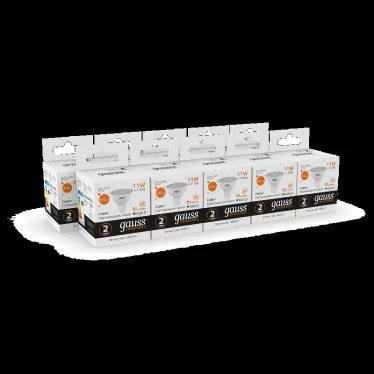 Лампа светодиодная Elementary MR16 11W 850lm 3000K GU5.3 LED 1/10/100 | 13511 | Gauss