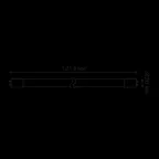 Лампа светодиодная Elementary T8 20W 1600lm 6500K G13 1200mm стекло поворотная LED 1/30 | 93039-R | Gauss