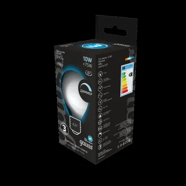 Лампа светодиодная Filament А160 10W 890lm 4100К Е27 milky диммируемая LED 1/6 | 179202210-D | Gauss