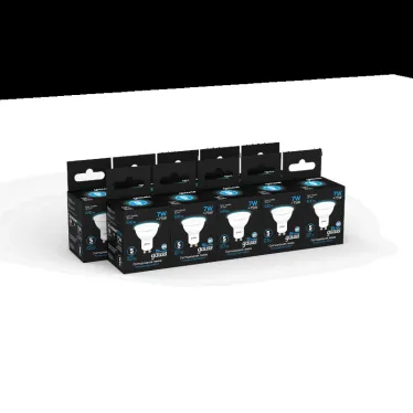 Лампа светодиодная MR16 7W 630lm 6500K GU10 LED 1/10/100 | 101506307 | Gauss