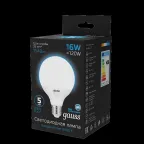 Лампа светодиодная G95 16W 1400lm 6500K E27 LED 1/20 | 105102316 | Gauss