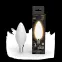 Лампа светодиодная Filament Свеча 9W 590lm 3000К Е14 milky LED 1/10/50 | 103201109 | Gauss
