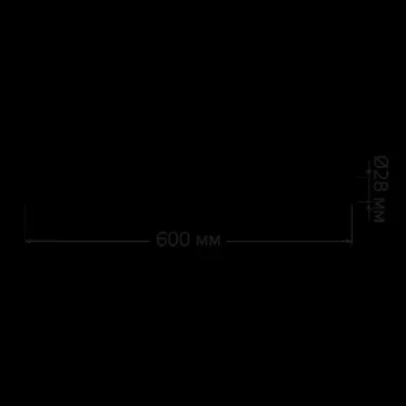 Лампа светодиодная Elementary T8 10W 800lm 6500K G13 600mm стекло поворотная LED 1/30 | 93030-R | Gauss