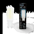 Лампа светодиодная G9 AC185-265V 5,5W 550lm 4100K керамика диммируемая LED 1/10/200 | 107309255-D | Gauss
