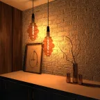 Лампа светодиодная LED Vintage Filament Flexible BD200 6W E27 200*410mm Amber 2400K 1/6 | 158802006 | Gauss
