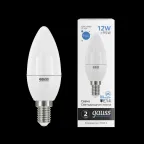 Лампа светодиодная Elementary Свеча 12W 950lm 6500K Е14 LED 1/10/100 | 33132 | Gauss
