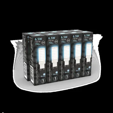 Лампа светодиодная G9 AC185-265V 6,5W 770lm 4100K керамика LED 1/10/200 | 107309206 | Gauss