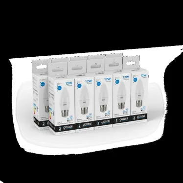 Лампа светодиодная Elementary Свеча 12W 950lm 6500K E27 LED 1/10/100 | 30232 | Gauss