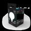 Лампа светодиодная Filament G125 10W 1100lm 4100К Е27 milky LED 1/20 | 187202210 | Gauss