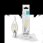 Лампа светодиодная Basic Filament Свеча на ветру 4,5W 420lm 4100К Е14 LED 1/10/50 | 1041125 | Gauss